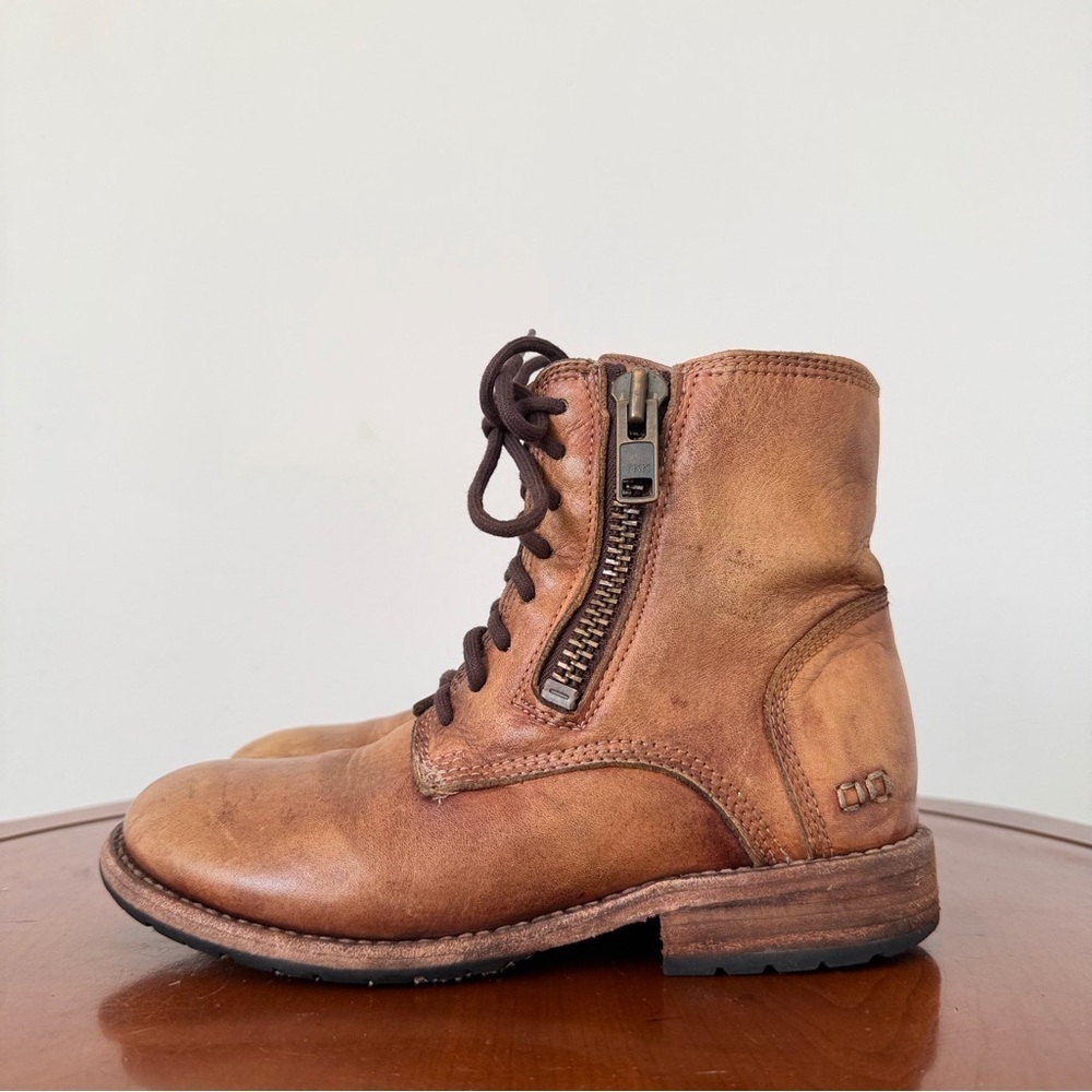 Bed Stu Tactic Trek Distressed Leather Combat Boots | US 6.5 - Picture 3 of 10